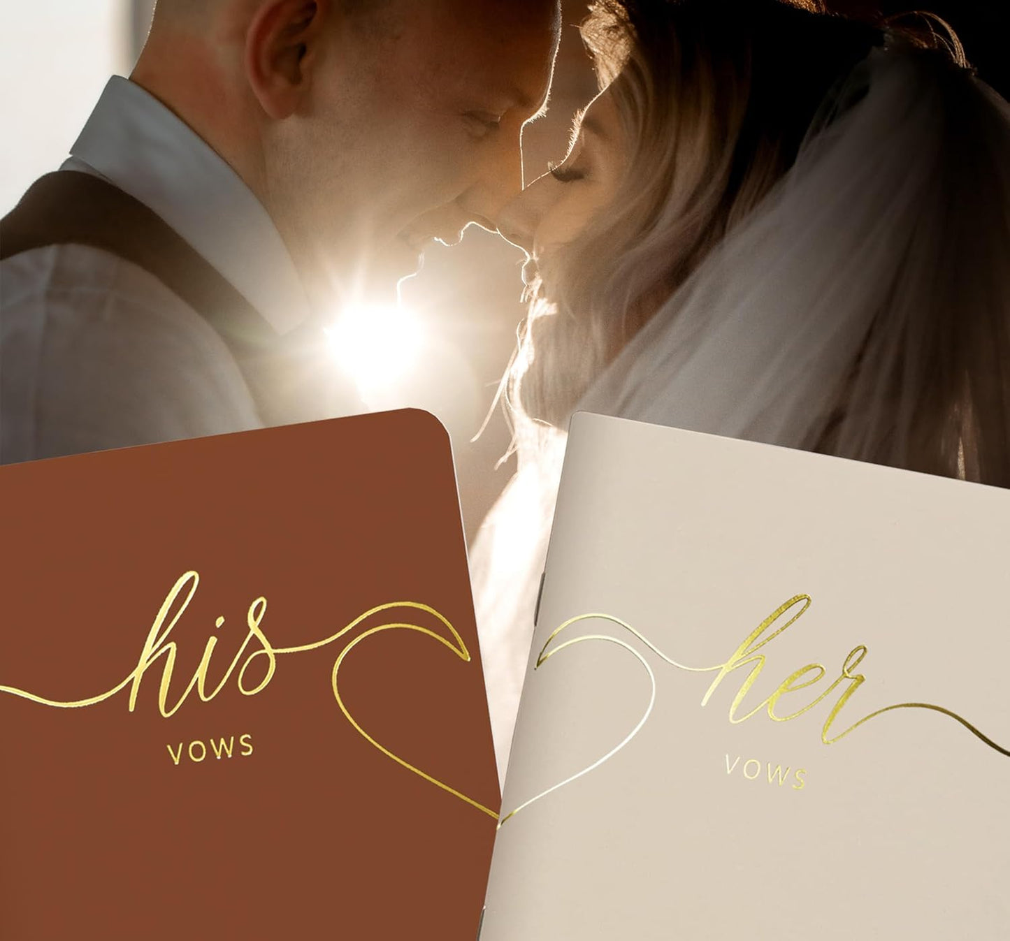 LSSH GmbH Vow Books - His and Hers Wedding Essentials, 28 Pages, 5.5" X 4" (Dark Green & Sage)