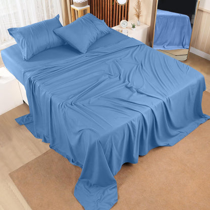 Utopia Bedding Queen Bed Sheet Set - 4 Piece Bedding - Soft Brushed Microfiber Fabric - Shrinkage & Fade Resistant - Easy Care (White)