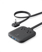 Anker Nano Charging Station(67W Max), 6-in-1 USB-C Power Strip for iPhone 16/15 and MacBook, with Flat Plug and 5ft Thin Undetachable Extension Cord,2 AC,2 USB-A,2 USB-C, for Home&Office - PuriLite