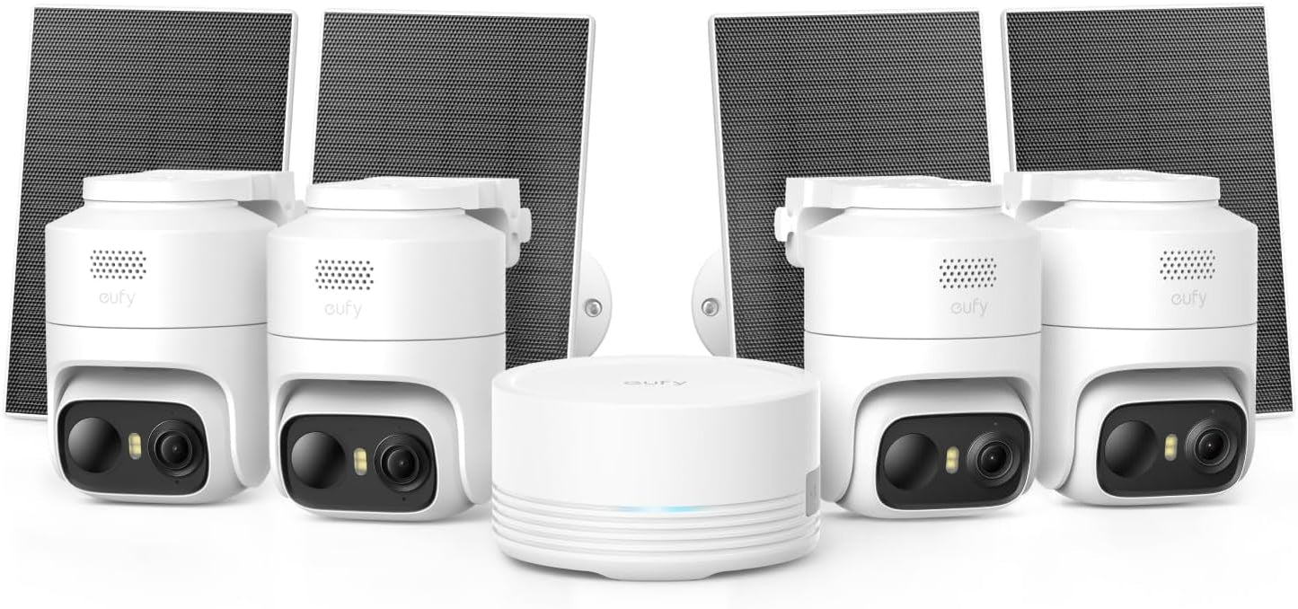 eufyCam C37 Wireless Outdoor Security Camera Collection | 2K Solar-Powered 360° AI Tracking Surveillance System