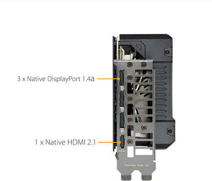 ASUS Dual GeForce RTX™ 4060 Ti EVO OC Edition 8GB GDDR6 (PCIe 4.0, 8GB GDDR6, DLSS 3, HDMI 2.1a, DisplayPort 1.4a, Axial-tech fan design, 0dB technology, Protective Backplate, Auto-Extreme Technology)
