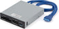 StarTech.com USB 3.0 Internal Multi-Card Reader with UHS-II Support - SecureDigital/Micro SD/Memory Stick/Compact Flash Memory Card Reader (35FCREADBU3), black