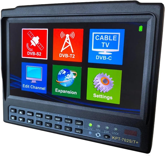 KPT-702S/T+ Combo Satellite TV Finder DVB-S2 DVB-T2 DVB-C Vs Kpt 717st Plus Gtmedia V8 Finder Pro2 Dvb T2 Satfinder - PuriLite
