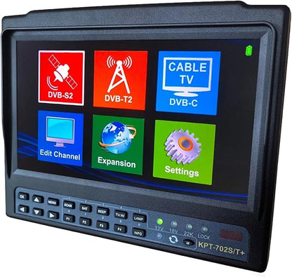 KPT-702S/T+ Combo Satellite TV Finder DVB-S2 DVB-T2 DVB-C Vs Kpt 717st Plus Gtmedia V8 Finder Pro2 Dvb T2 Satfinder