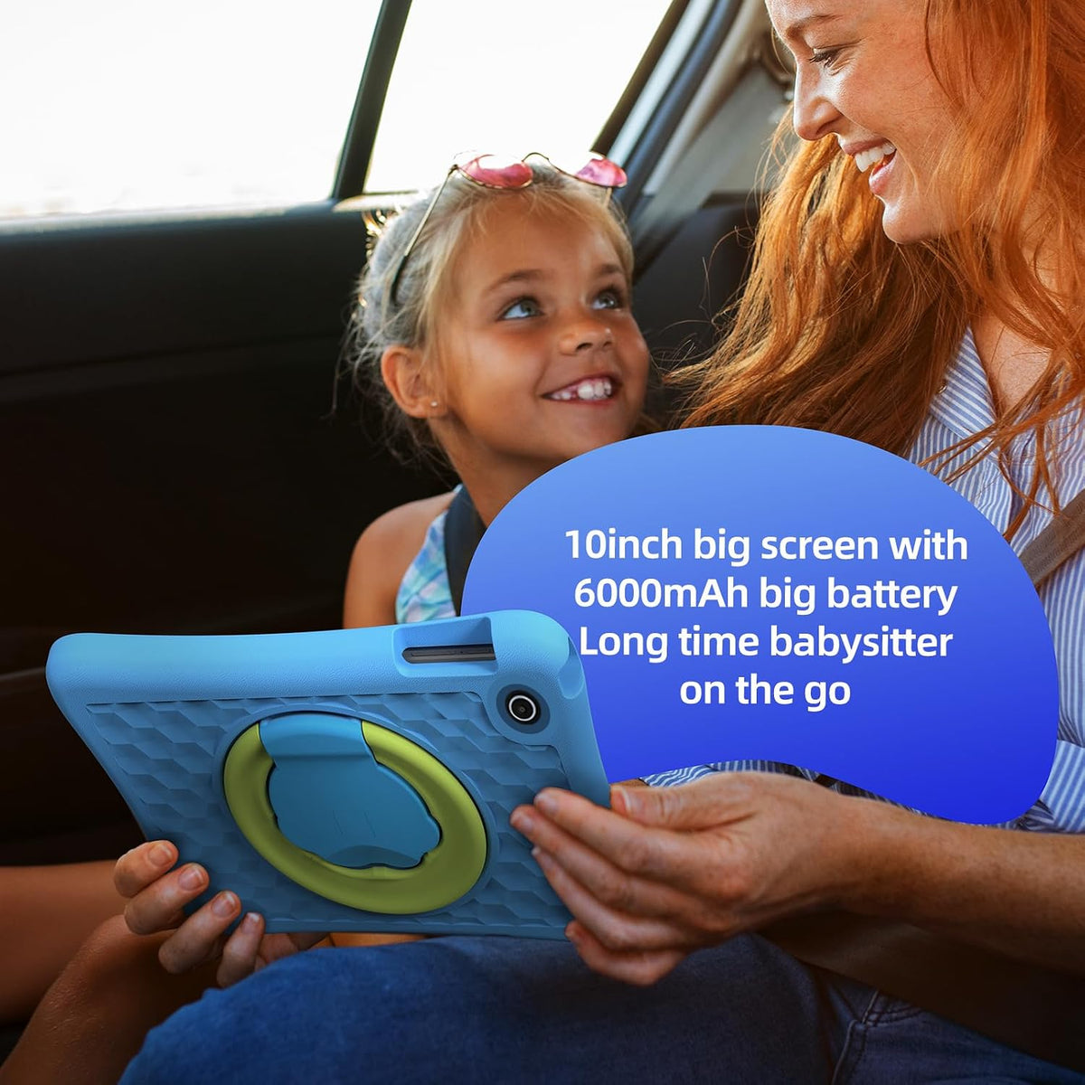 2026 Upgraded Kids Tablet, 10 Inch Android 15 Tablet for Kids with 8-Core, 12(4+8) GB RAM 64GB Storage, EVA Shockproof, Kids Space, Parental Control, BT, WiFi, Plimpton Kids20 (Blue)