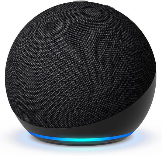 Amazon Echo Dot (newest model), Vibrant sounding Alexa speaker, Great for bedrooms, dining rooms and offices, Charcoal - PuriLite