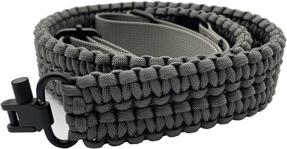 VVAAGG Two-Point Sling with Swivel, Non-Slip Paracord Sling with Adjustable Length Strap