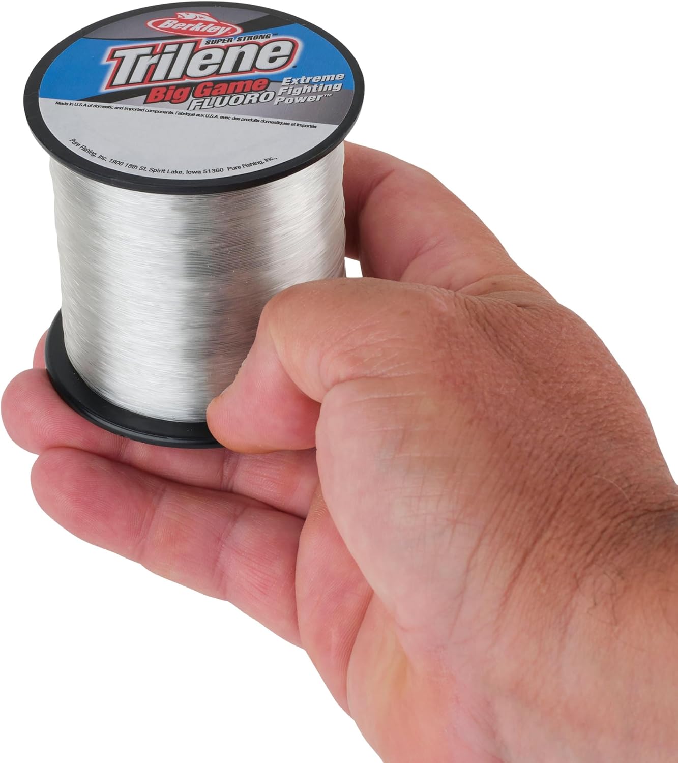Trilene Big Game Fluorocarbon-Quarter Spools-Clear-20lb