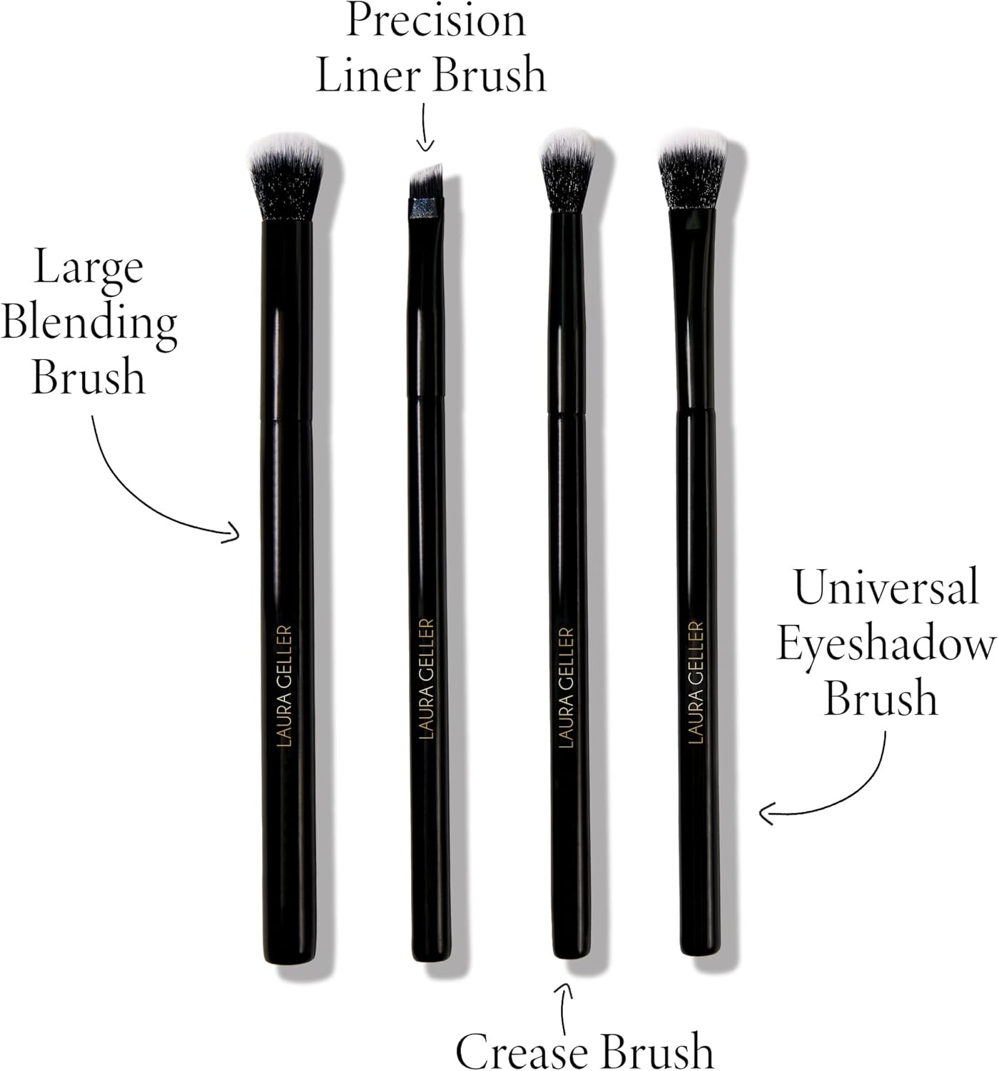 LAURA GELLER NEW YORK Dual-Ended Blush + Bronzer Brush - Blush Bronzer Contour Face Makeup Brush