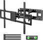 monTEK Heavy Duty TV Wall Mount for 60"–120" TVs, Pre-Assembled & 265lbs 3X Tested, Full Motion TV Mount with Tool-Free Tilt/Swivel/Extension, Max VESA 900x600, Fits 16"/18"/24" Studs - PuriLite