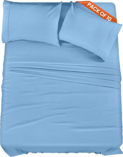 Utopia Bedding Queen Bed Sheet Set - 4 Piece Bedding - Soft Brushed Microfiber Fabric - Shrinkage & Fade Resistant - Easy Care (White)