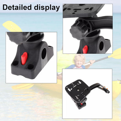 Kayaks Fish Finder Mounting Plate Electronic Mount Base Adapter for Kayaks Easy Installation Fish Finder Mount Base Adapter