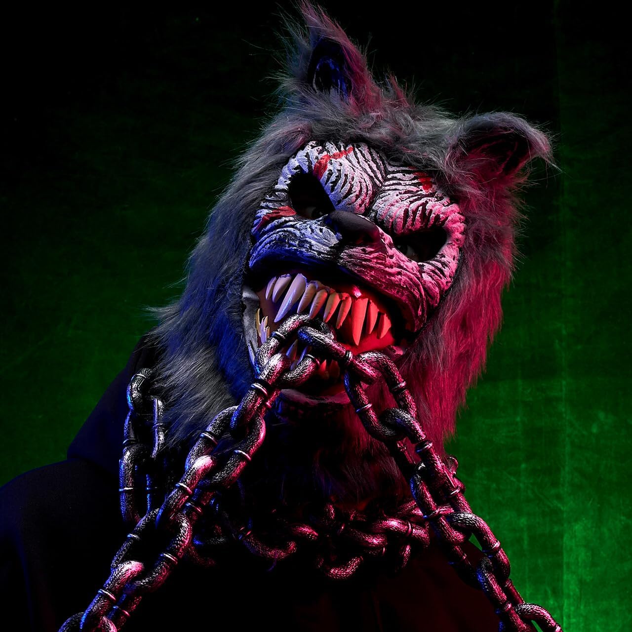 Spooktacular Creations Halloween Werewolf Mask with Movable Jaw Werewolf Costume Accessories Scary Mask for Kids Adult
