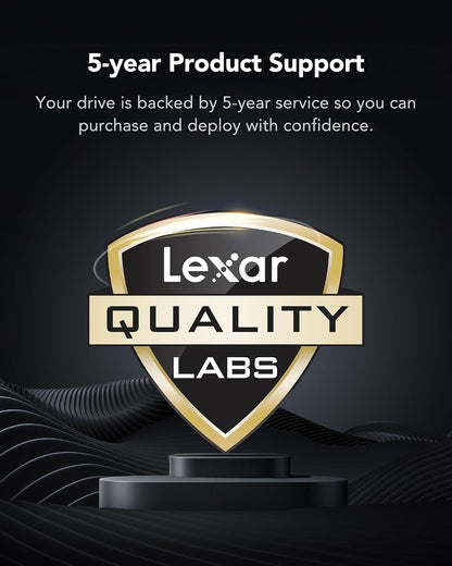 Lexar EQ790 1TB SSD with Heatsink M.2 2280 PCIe Gen4x4 NVMe 1.4, Blazing Speeds Up to 7000MB/s Read 5000MB/s Write for Intense Workloads & PS5 PC Gaming, High Performance Internal Solid State Drive