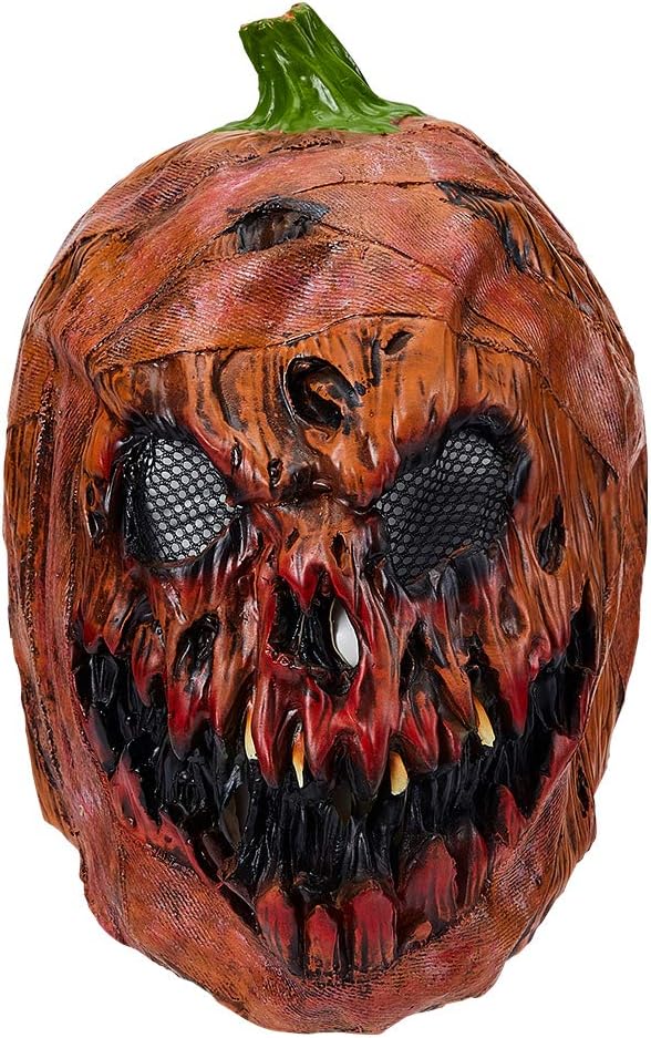 Bbrand Halloween Decoration Pumpkin Head Latex Masks