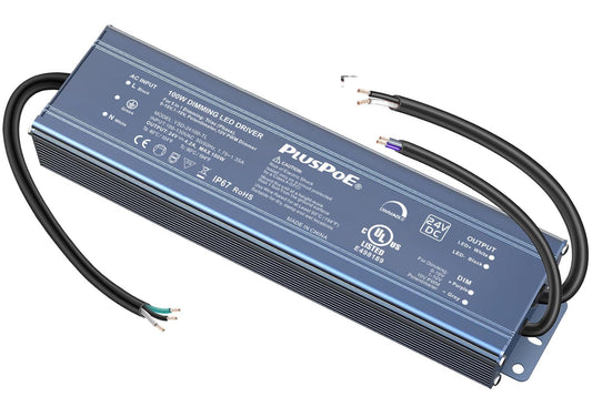 100W Dimmable LED Driver 24V, UL-Listed 5-in-1 Dimming: ELV/MLV/Triac/0-10V/1-10V/PWM/Potentiometer, Compatible with Lutron& Leiton Dimmer, Dimmable Led Transformer Outdoor Power Supply for LED-strips