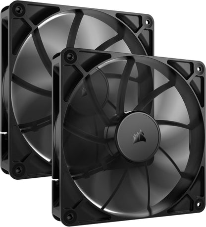 CORSAIR RS120 ARGB 120mm PWM Fan – Daisy-Chain Connection – Low-Noise – Magnetic Dome Bearing – Single Pack – White