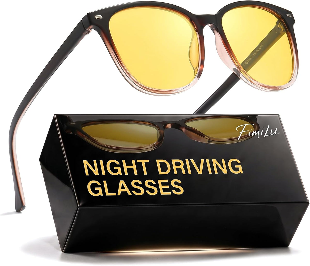 FIMILU Polarized Night Driving Glasses for Women