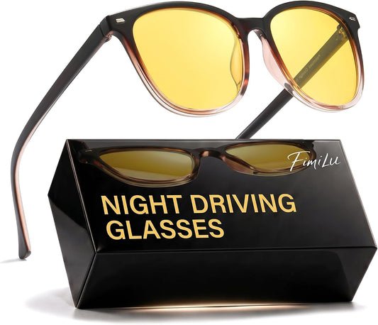 FIMILU Polarized Night Driving Glasses for Women