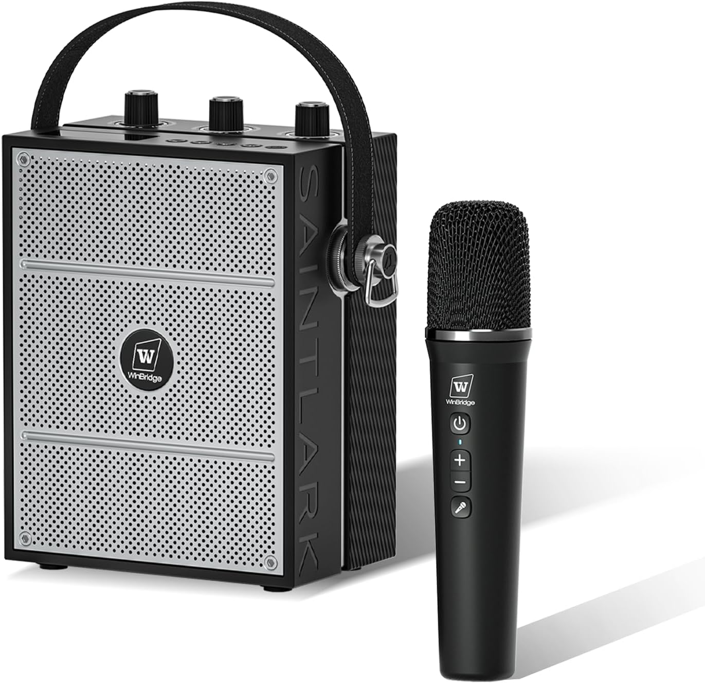 Wireless Voice Amplifier with Handheld Microphone, Portable Bluetooth Speaker Microphones with Teachers & Events, Wireless Karaoke Mic for Singing, PA System with Echo & Sound Effects S98 Pro