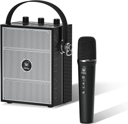 Wireless Voice Amplifier with Handheld Microphone, Portable Bluetooth Speaker Microphones with Teachers & Events, Wireless Karaoke Mic for Singing, PA System with Echo & Sound Effects S98 Pro