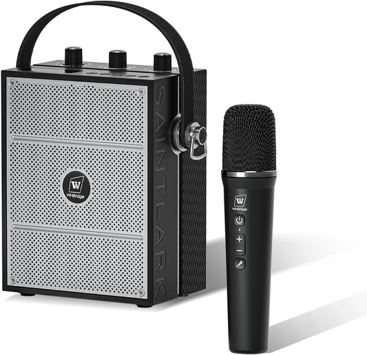 Wireless Voice Amplifier with Handheld Microphone, Portable Bluetooth Speaker Microphones with Teachers & Events, Wireless Karaoke Mic for Singing, PA System with Echo & Sound Effects S98 Pro