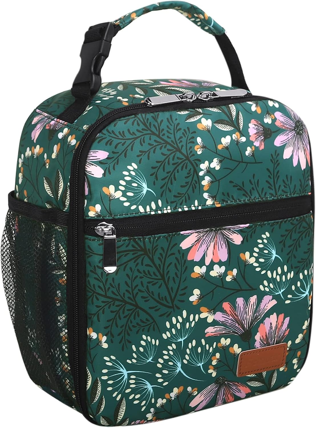 Lunch Box for Men Women Adults Small Lunch Bag for Office Work Picnic - Reusable Portable Lunchbox, Black