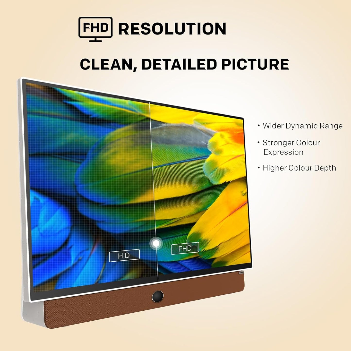 Skyworth 24-Inch Portable Smart Display with Google TV, 3-Hour Battery Life 24P100 Companion Series 1080P FHD, HDR10, Dolby Audio, LED, Bluetooth Remote, Built-in Chromecast and Google Assistant