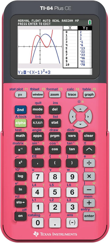 Texas Instruments TI-84 Plus CE Pink Graphing Calculator