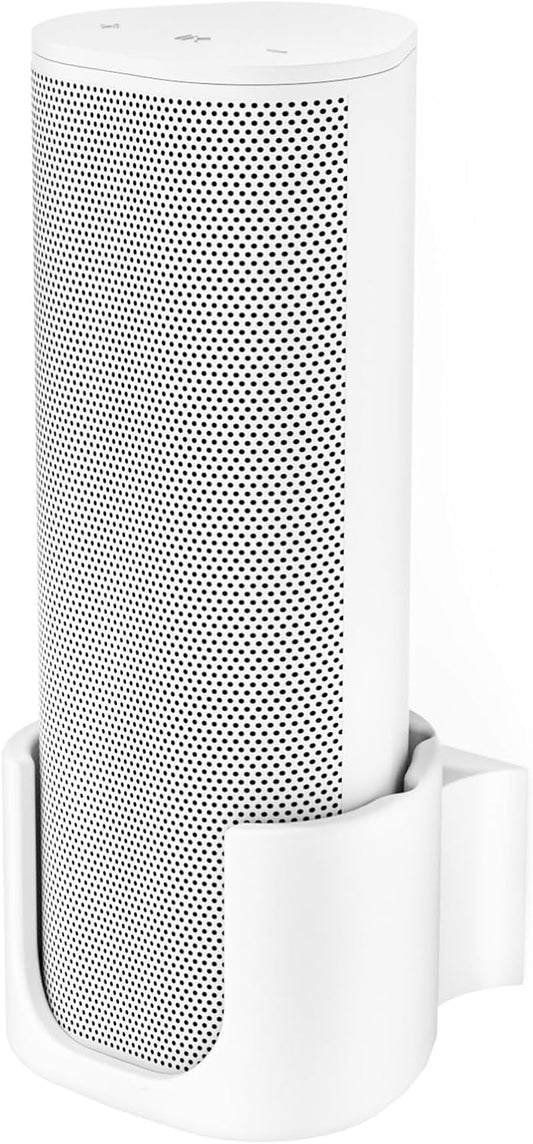 Sturdy Speaker Wall Mount for Sonos Roam 2, Roam SL - Space Saving Bracket Easy to Install, White - PuriLite