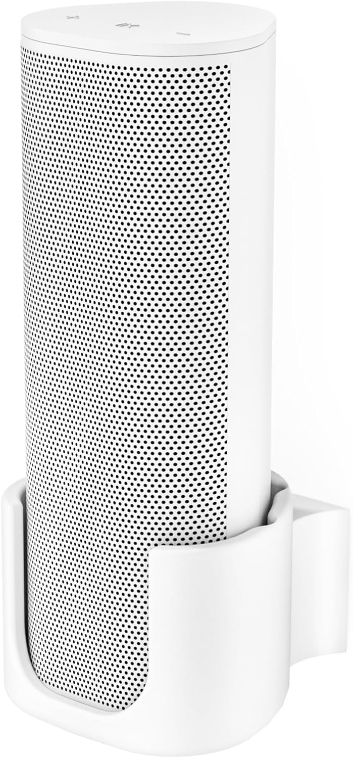 Sturdy Speaker Wall Mount for Sonos Roam 2, Roam SL - Space Saving Bracket Easy to Install, White