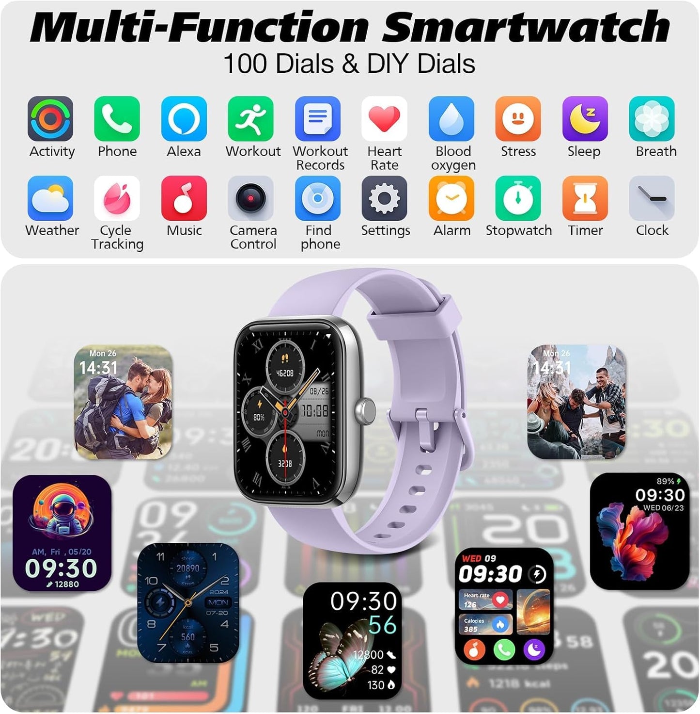 Purilite Select Alexa-Enabled Smartwatch