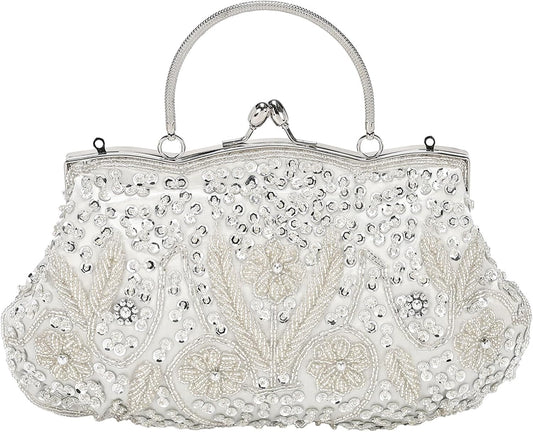 DTGN Clutch Purse Evening Clutch Bag Handbag Cross Body Bag Wallet for Women Formal Wedding Club Party