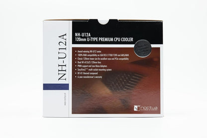 Noctua NH-U12A, Premium CPU Cooler with High-Performance Quiet NF-A12x25 PWM Fans (120mm, Brown)