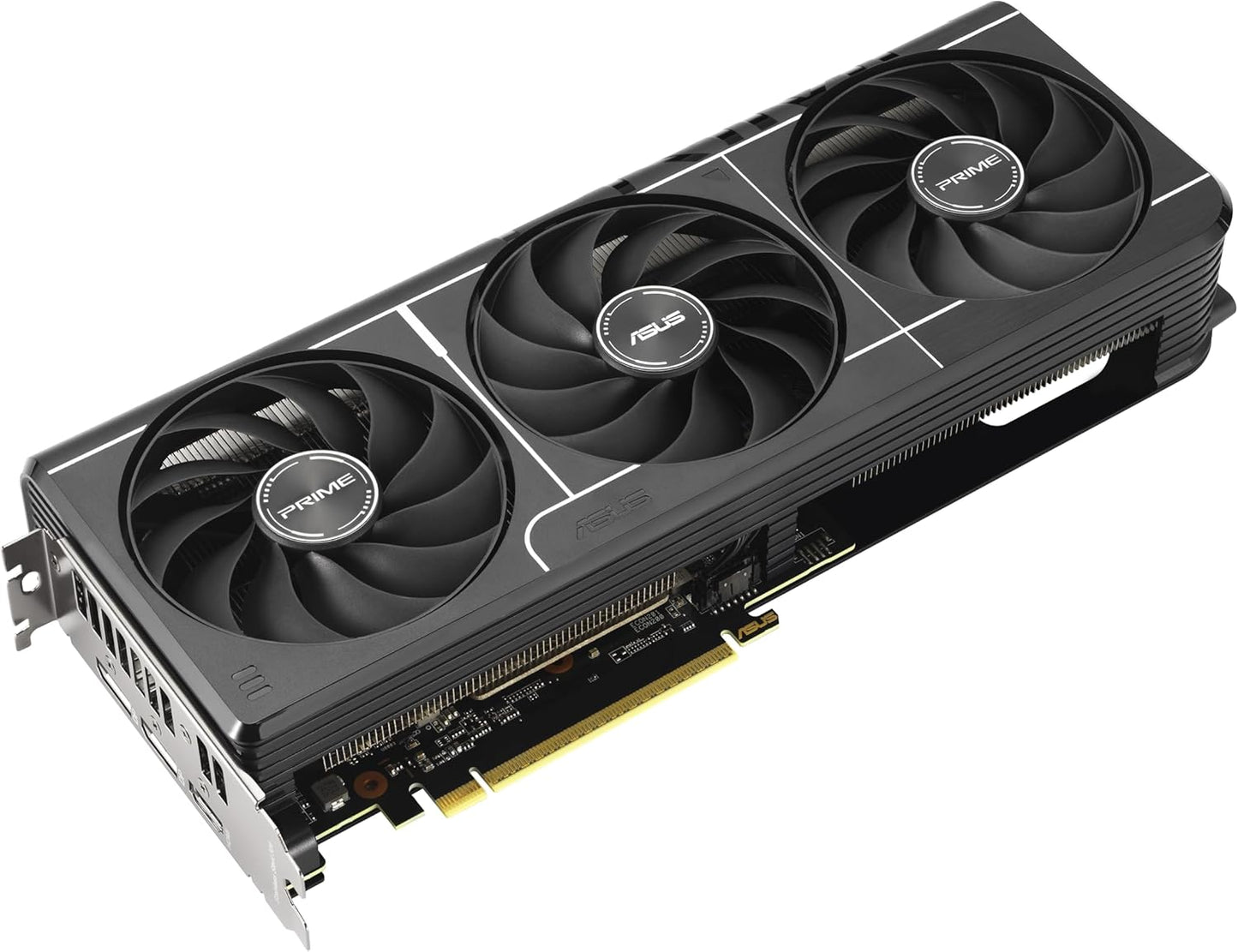 ASUS Prime Radeon™ RX 9060 XT 16GB GDDR6 OC Edition Graphics Card (PCIe 5.0, HDMI/DP 2.1, 2.5-Slot Design, axial-tech Fans, Dual Ball Fan Bearings, Dual BIOS, ASUS GPU Guard)