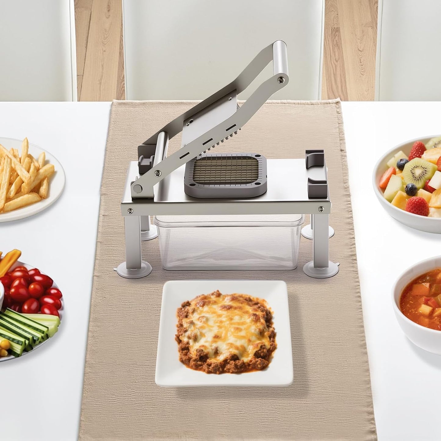 Purilite Select Stainless Steel Vegetable Chopper &amp; Food Dicer