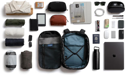 Bellroy Transit Travel Pack Pro (30–38 liter carry-on travel backpack, with laptop sleeve)