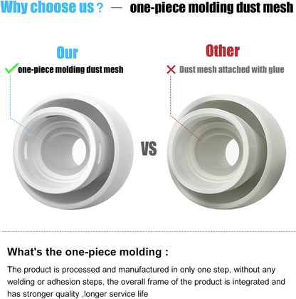 YUWAKAYI [3 Pairs] Replacement Ear Tips for AirPods Pro & Pro 2nd Gen with Noise Reduction Holes, Silicone Ear Tips with Portable Storage Box & Fit in Charging Case (S/M/L)