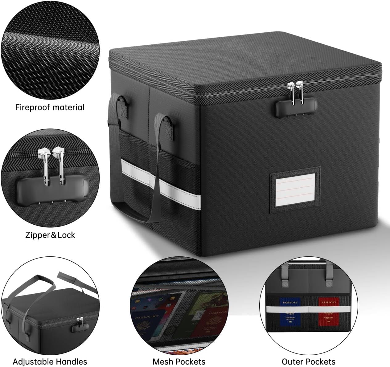 Purilite Select Fireproof & Waterproof File Storage Box