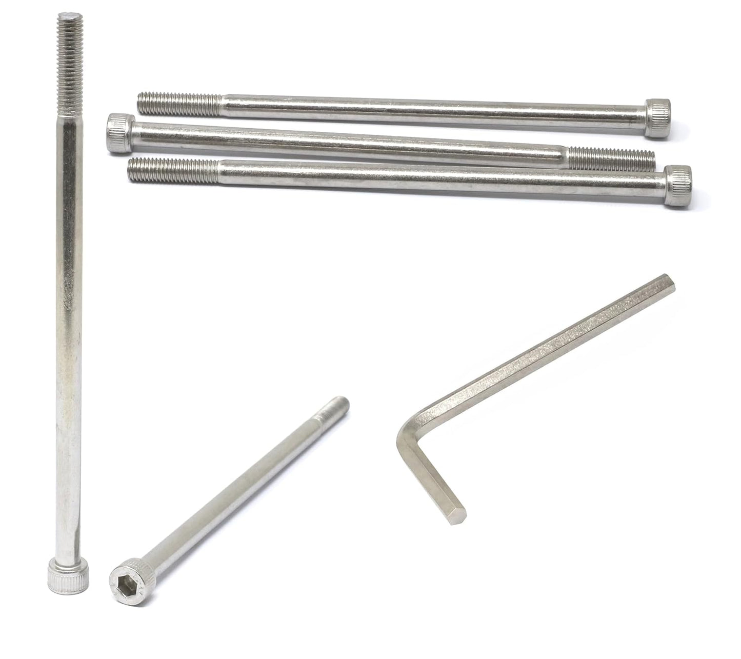 iexcell 25 Pcs M6 x 20mm Thread Pitch 1 mm Stainless Steel 304 Hex Socket Head Cap Screws Bolts Kit