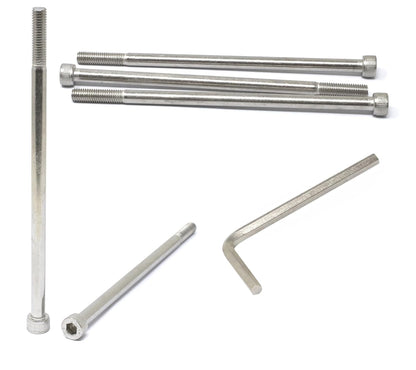 iexcell 25 Pcs M6 x 20mm Thread Pitch 1 mm Stainless Steel 304 Hex Socket Head Cap Screws Bolts Kit