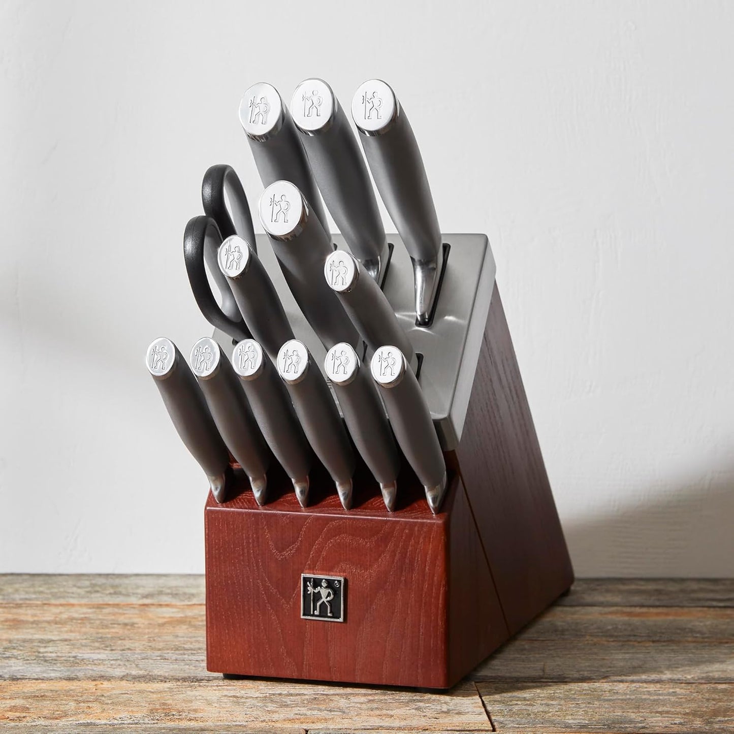 HENCKELS Modernist 14-Piece Self Sharpening Kitchen Knife Block Set