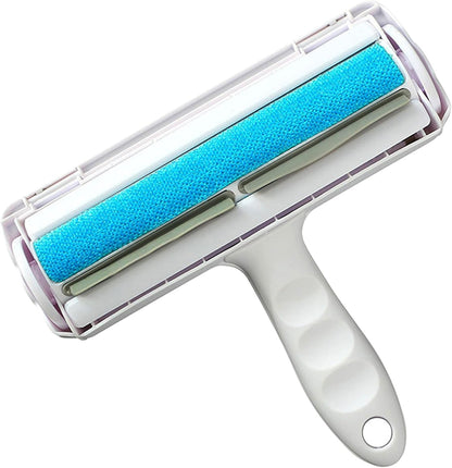 Pet Hair Remover Roller, Reusable Animal Hair Removal Brush for Dogs and Cats, Self Clean Pet Fur from Carpet, Furniture, Rugs, Laundry, Clothes and Bedding, Sofa (Red)