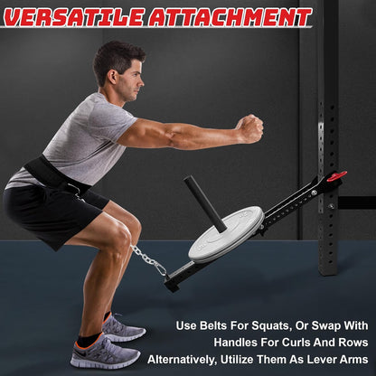 Belt Squat Attachment, Universal size, Black