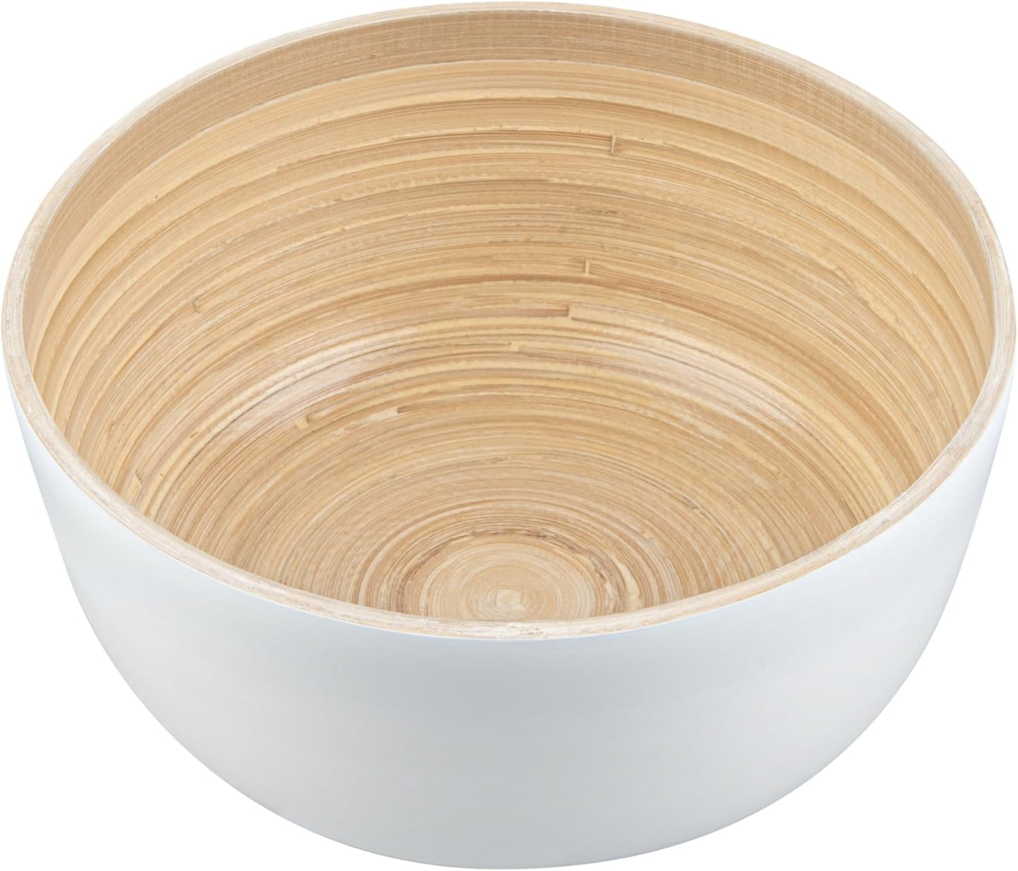 Restaurantware-Bambuddha 15 Ounce Small Salad Bowl, 1 Heavy-Duty Round Salad Bowl - Sustainable, Reusable, Black Bamboo Serving Dish, for Serving Salads, Fruits, and Appetizers