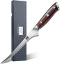 Fillet Knife 7 Inch, Ultra Sharp Meat Boning Knife in 9Cr18MoV High Carbon Steel, Professional Fish Knives with Rosewood Handle for Precise Filleting, Slicing & Trimming
