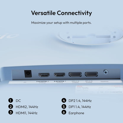 Pixio PX248 Wave 24 inch 200Hz Refresh Rate FHD 1080p Resolution Fast IPS Panel 1ms GTG Response Time Adaptive Sync Gaming Monitor with Adaptive Sync