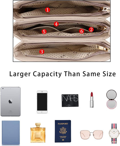 KKXIU Trendy Tote Bag for Women Lightweight Oxford Big Capacity Shoulder Purses and Handbags