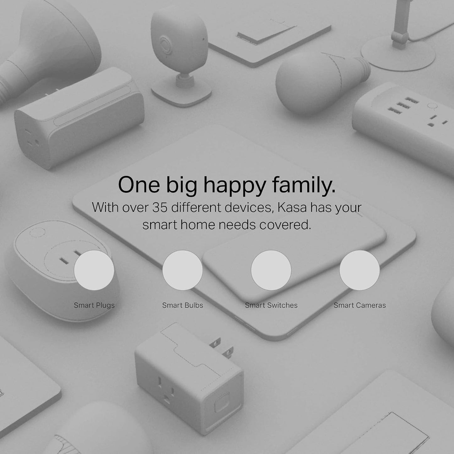 TP-Link Kasa Smart Plug Mini HS103P4 | Wi-Fi Smart Outlet | Alexa & Google Assistant Compatible | Remote Control | 15A | 4-Pack | White