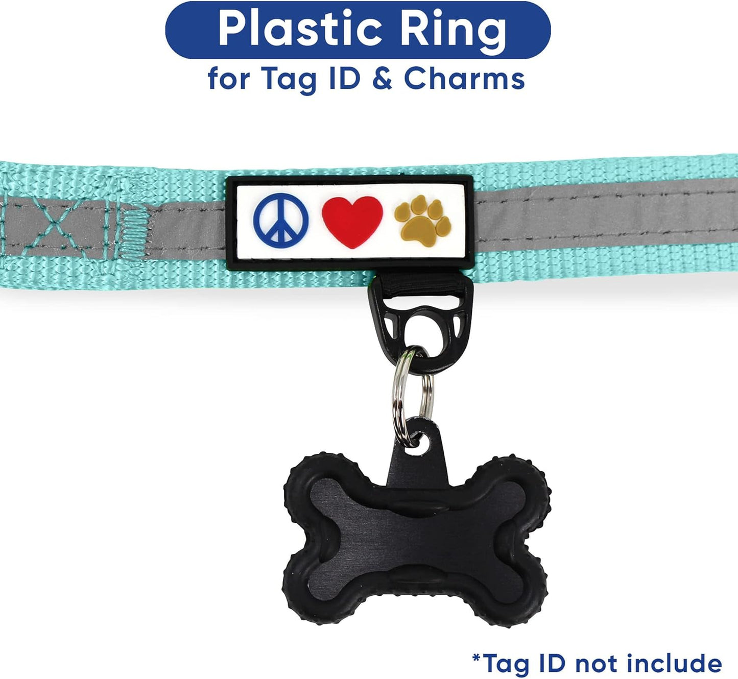 Pawtitas Chain Martingale Dog Collar Puppy Collar Reflective Dog Collar Training Dog Collar Behavioral Dog Chain Collar Collar Medium Dog Collar Green Dog Collar